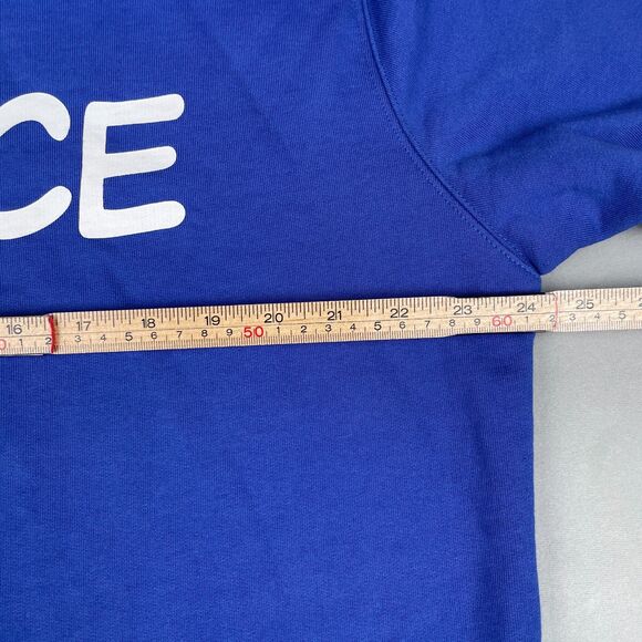 Palace Green‎ Leaf Logo Embroidered Sweatshirt Mens Large Blue Skate Streetwear - Picture 10 of 11